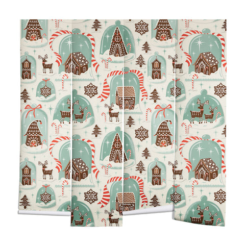 Heather Dutton Gingerbread Village Cream Wall Mural