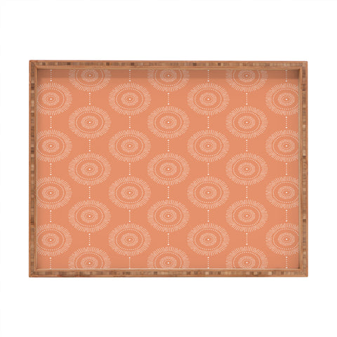 Heather Dutton Glimmer Melon Rectangular Tray
