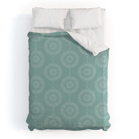 Heather Dutton Glimmer Mist Duvet Cover
