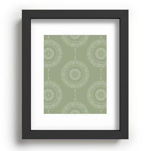 Heather Dutton Glimmer Sage Recessed Framing Rectangle