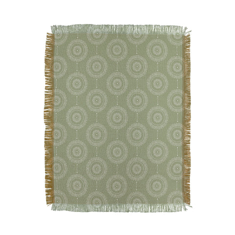 Heather Dutton Glimmer Sage Throw Blanket