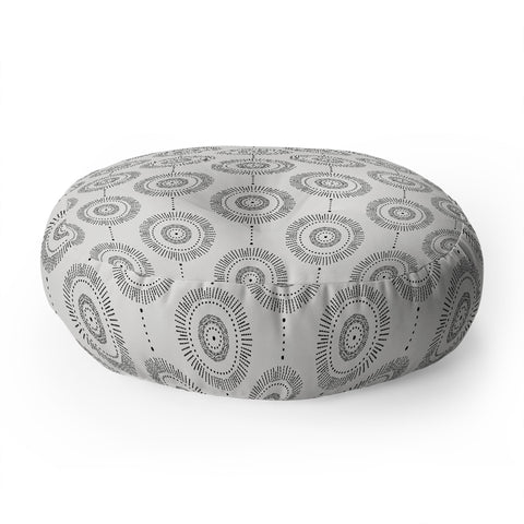 Heather Dutton Glimmer Stone Floor Pillow Round