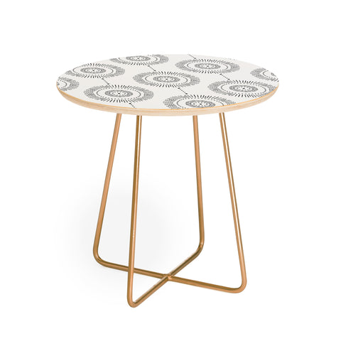 Heather Dutton Glimmer Stone Round Side Table