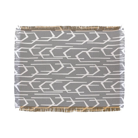 Heather Dutton Going Places Slate Throw Blanket