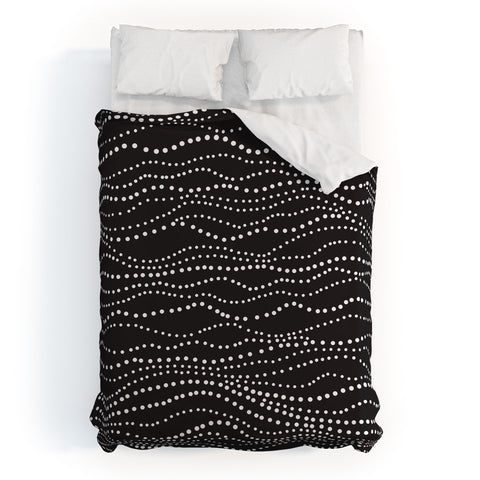 Heather Dutton Gossamer Midnight Duvet Cover