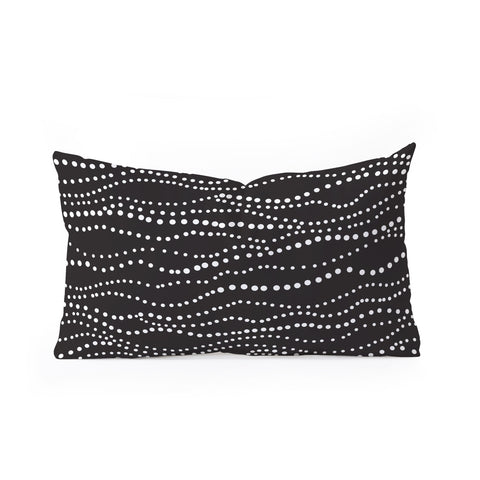 Heather Dutton Gossamer Midnight Oblong Throw Pillow