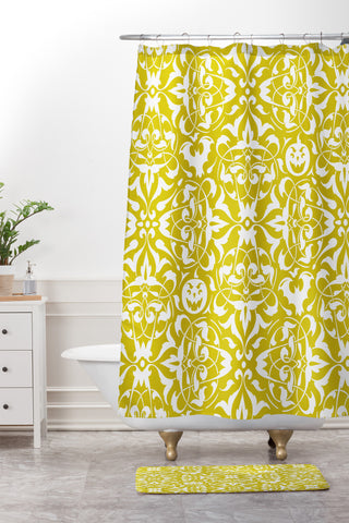 Heather Dutton Gothique Glow Shower Curtain And Mat