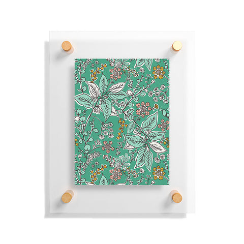 Heather Dutton Gracelyn Green Floating Acrylic Print