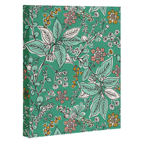 Heather Dutton Gracelyn Green Art Canvas