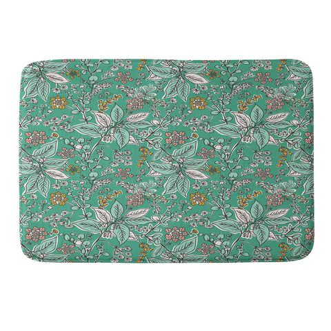 Heather Dutton Gracelyn Green Memory Foam Bath Mat