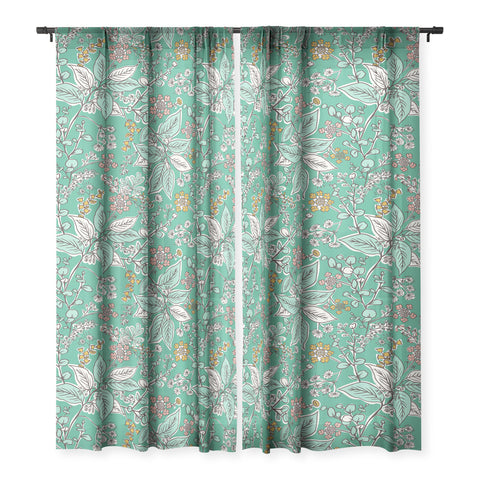 Heather Dutton Gracelyn Green Sheer Non Repeat