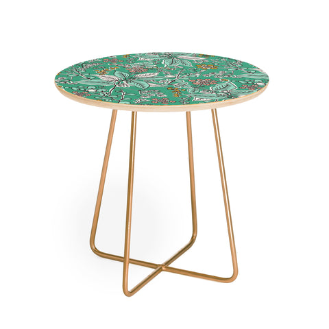 Heather Dutton Gracelyn Green Round Side Table