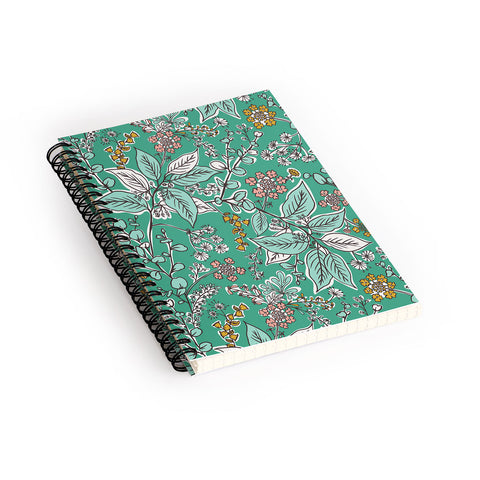Heather Dutton Gracelyn Green Spiral Notebook