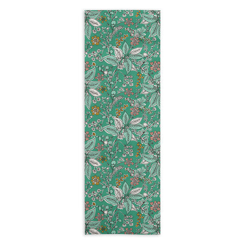 Heather Dutton Gracelyn Green Yoga Towel