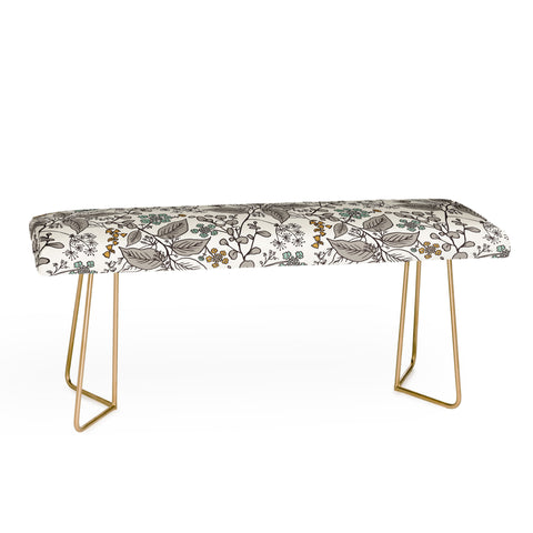 Heather Dutton Gracelyn Ivory Bench