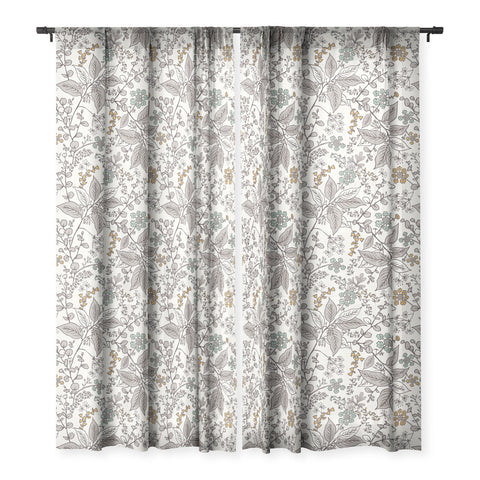 Heather Dutton Gracelyn Ivory Sheer Window Curtain