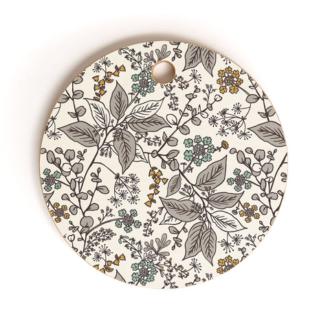 Heather Dutton Gracelyn Ivory Cutting Board Round