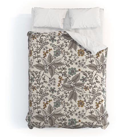 Heather Dutton Gracelyn Ivory Duvet Cover