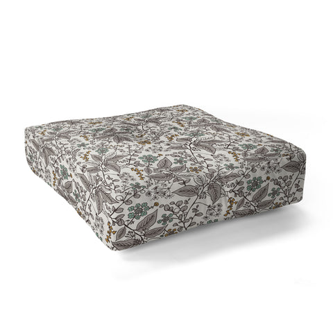 Heather Dutton Gracelyn Ivory Floor Pillow Square