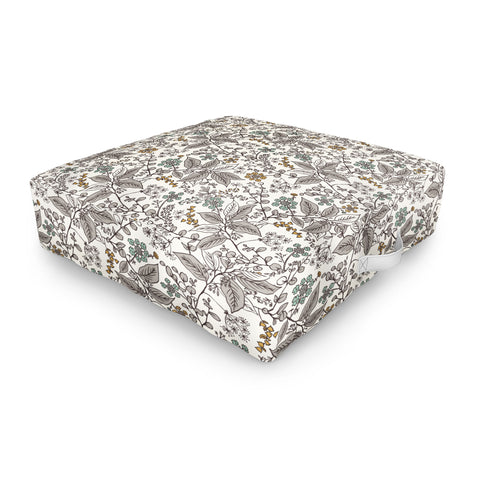 Heather Dutton Gracelyn Ivory Outdoor Floor Cushion