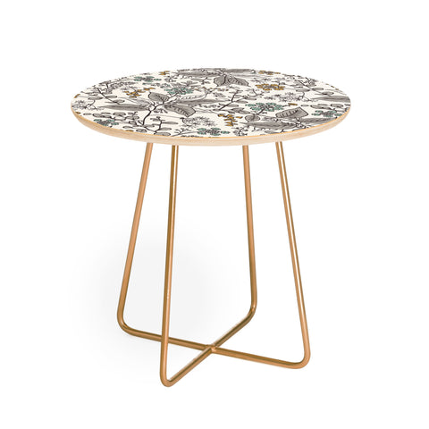 Heather Dutton Gracelyn Ivory Round Side Table
