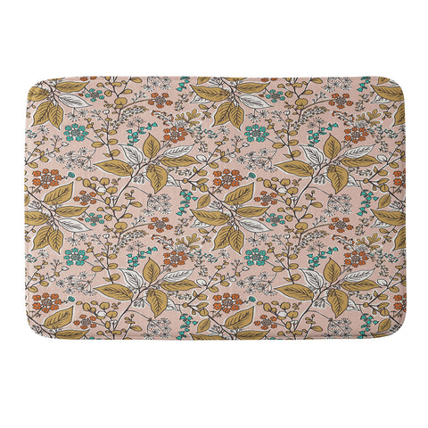 Heather Dutton Gracelyn Peach Memory Foam Bath Mat