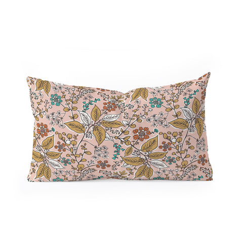 Heather Dutton Gracelyn Peach Oblong Throw Pillow