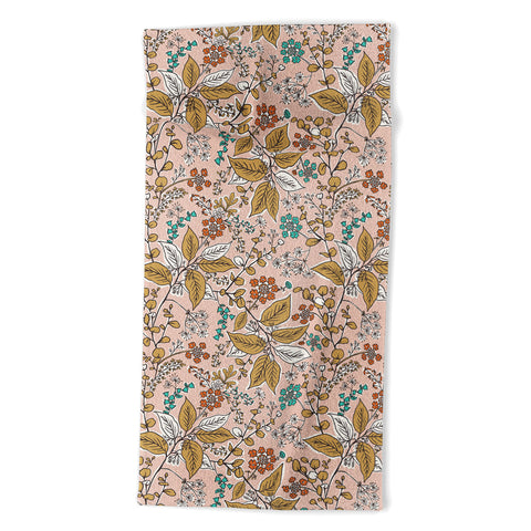 Heather Dutton Gracelyn Peach Beach Towel