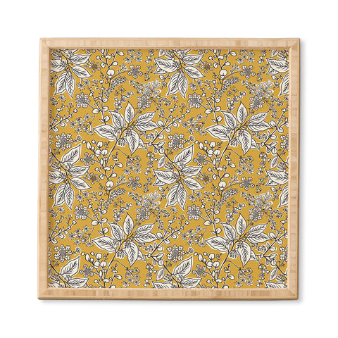 Heather Dutton Gracelyn Yellow Framed Wall Art