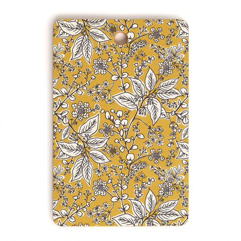 Heather Dutton Gracelyn Yellow Cutting Board Rectangle