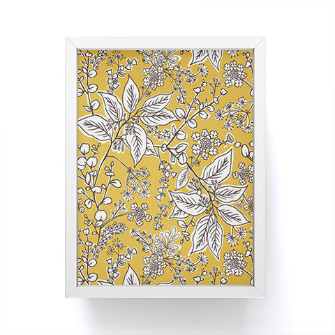 Heather Dutton Gracelyn Yellow Framed Mini Art Print