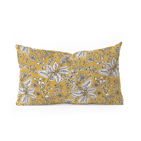 Heather Dutton Gracelyn Yellow Oblong Throw Pillow