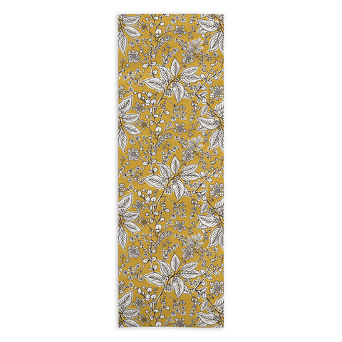 Heather Dutton Gracelyn Yellow Yoga Towel