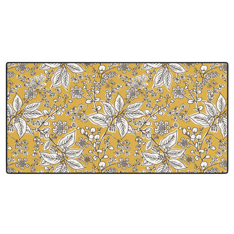 Heather Dutton Gracelyn Yellow Desk Mat