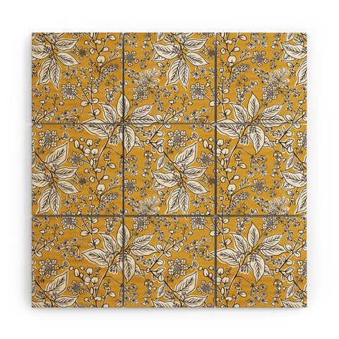 Heather Dutton Gracelyn Yellow Wood Wall Mural