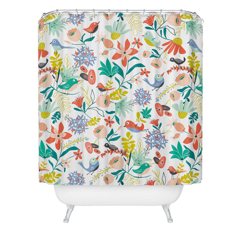 Heather Dutton Gracies Garden Shower Curtain