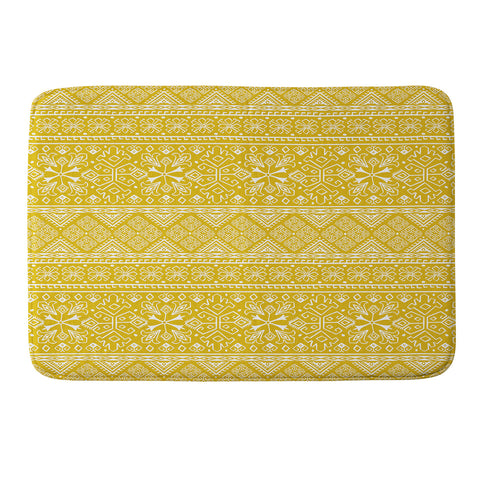 Heather Dutton Grand Bazaar Goldenrod Memory Foam Bath Mat