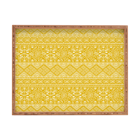 Heather Dutton Grand Bazaar Goldenrod Rectangular Tray