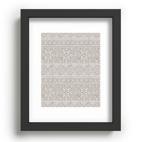 Heather Dutton Grand Bazaar Linen Recessed Framing Rectangle
