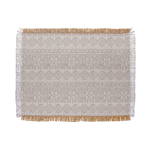 Heather Dutton Grand Bazaar Linen Throw Blanket
