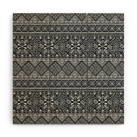 Heather Dutton Grand Bazaar Slate Linen Wood Wall Mural