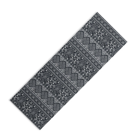 Heather Dutton Grand Bazaar Slate Linen Yoga Mat