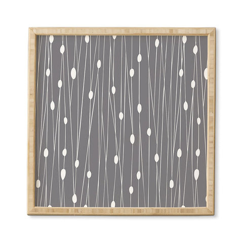 Heather Dutton Gray Entangled Framed Wall Art
