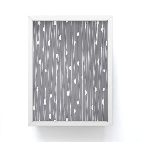 Heather Dutton Gray Entangled Framed Mini Art Print