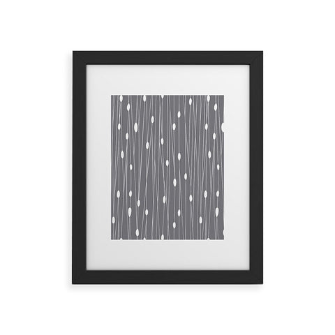 Heather Dutton Gray Entangled Framed Art Print