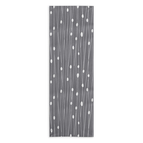 Heather Dutton Gray Entangled Yoga Towel
