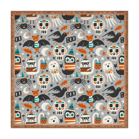 Heather Dutton Halloween Party Square Tray