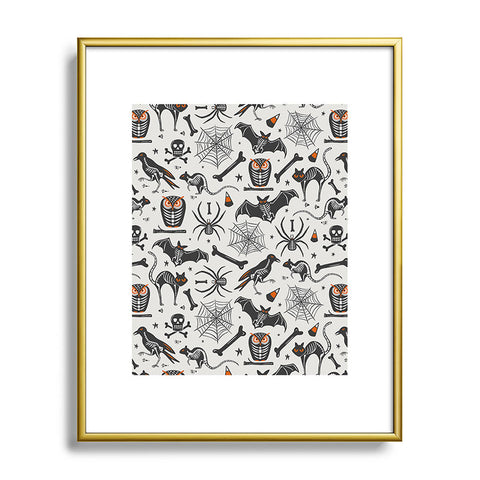 Heather Dutton Halloween XRay Metal Framed Art Print