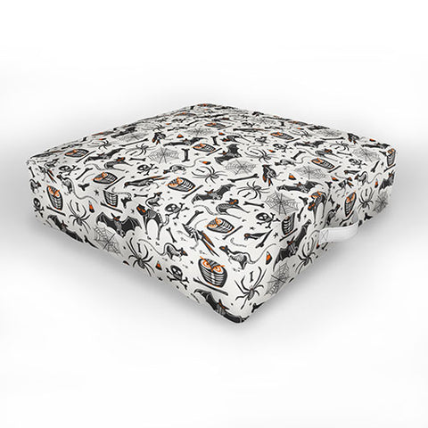 Heather Dutton Halloween XRay Outdoor Floor Cushion