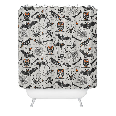 Heather Dutton Halloween XRay Shower Curtain